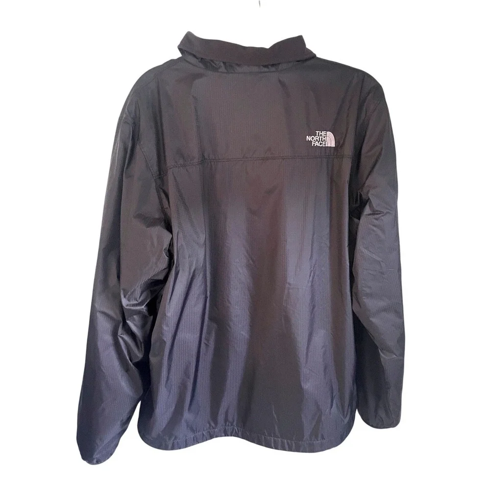 The North Face Full Zip Jacket Black Fleece Lined Lightweight Mens Size‎ L